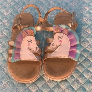 Unicorn sandals!